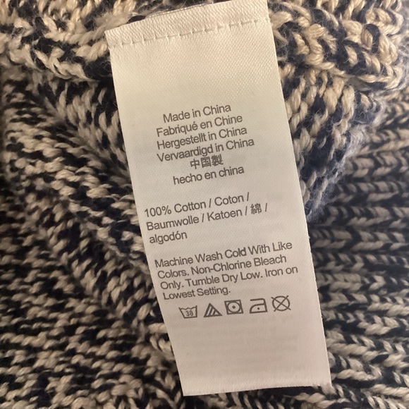 Knit for J. Crew men’s cotton marbled sweater size large - Picture 8 of 12